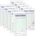 FMP Brands Guest Check Books for Servers, Server Note Pads Paper, Total