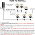 6W 12V 24V 3000K IP67 (2 Pack) JESLED Outdoor Landscape Lights, LED In Ground Well Lights, Warm White, Waterproof Low