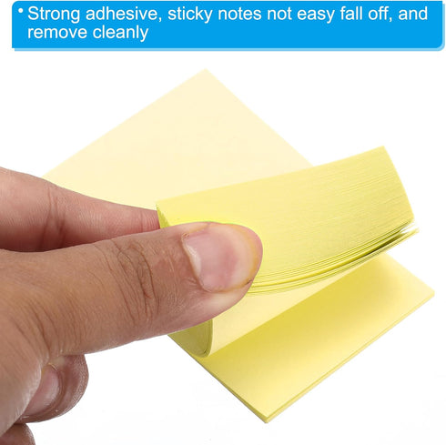 PATIKIL 12 Pack Sticky Notes, 2 x 3 Inch Self-Stick Note Pads, Bright Color, 100 Sheets/Pad for Home Office Business,