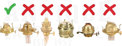 6" 1 B&P Lamp Fitter, Tripod Shade Holder For No. Queen Burners