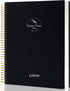 FLYING EAGLE Hardcover Spiral Notebook, 8.5 x 11, 210 Pages, College Ruled, Wire Bound Journal for Office School