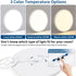 16'' 0.67 Inch Dimmable 3000K/4500K/6000K 28W 2800LM, Modern Led Ceiling Light Fixture, Ultra Thin Flush Mount