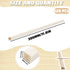 120Pcs Wood Square Dowel Rods 1/4 x 1/4 x 12 inch,Wood Squares for Crafts,Model Making Balsa Wood (1/4"x12"-120pcs)