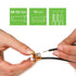 WAGO 221-412 Lever-Nuts, 2-Conductor Compact Splicing Connectors, Pack of 10