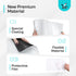 Magnetic Whiteboard for The Fridge, 16x11 inch Dry Erase Board, Refrigerator Whiteboard, Magnetic White Board for Home