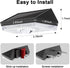 10 IP65 8 Pack Ellasay Solar Fence Lights Outdoor: Lighting Modes with RGB Solar Powered Deck Light - Waterproof - Led