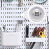 200 Pieces Pegboard Mounting Kit - Wall Installation Accessories with Screws, Anchors, Spacers for 1/4-Inch Pegboard