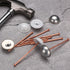 PATIKIL 100pcs CD Weld Pins, 120mm Insulation Stud Welder Pins for Repair Boat and Self Locking Washer