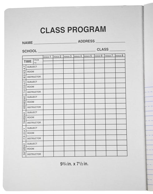 School Smart 1335763 Stiff Picture/Story Composition Book, 100 Sheets, 9-3/4 x 7-1/2 Inches