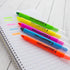BAZIC 5 Fluorescent Gel Highlighter, Pack of 2341