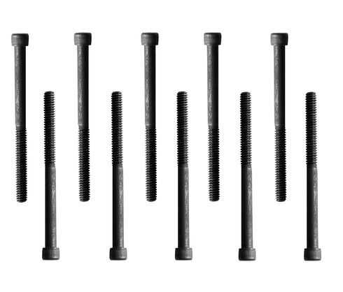Socket Head Cap Screw, 1/4-20 x 3, Alloy Steel, Black Oxide, Hex Socket Coarse Thread, 10 Quantity