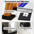1Pieces 300mm 200mm 15mm Black Rubber Solid Shock Pad Blocks Length Width Extremely Resistant to Weather Changes