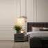 Plug-in Pendant Light Fixture, Hanging Light Fixture, Glass Pendant Light, Swag Lamp with Inline On/Off Switch