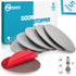 Neoera 5 Pack Door Stopper Wall Protector, 2.3" Rubber Bumper with Premium Self Adhesive Sticker (Gray)