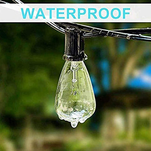 10Ft 11 Bulbs (1 Bulb 7 E12 SUNSGNE Outdoor Patio String Lights with Edison Spare), Vintage Edison String Lights