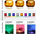 Mrauzlty 16 Ocean Wave Projector Light with Bluetooth Speaker, Colors LED Mood Lamp, Music Sync Night Light