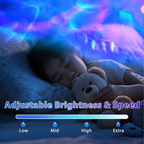 Pedica Galaxy Projector, Galaxy Projector for Bedroom, Night Light for Kids, Nebula Ceiling LED Lamp, Room Decor