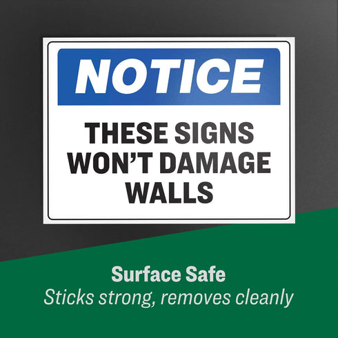 Avery Printable Warning Signs, 7" x 10", Water/Chemical Resistant, 15 Removable Labels