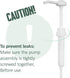 Gallon Pump Dispenser - 1 Ounce Per Stroke for Plastic or Glass Bottles – Heavy-Duty Leak Proof (Pack of 2)