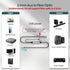 1/8" 3.5mm 10 Adoreen Unidirectional AUX Input to SPDIF/Toslink Output Optical Adapter Cable Ft, Analog to Digital