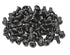 iexcell 100 Pcs M5 x 8mm Thread Pitch 0.8 mm Alloy Steel Hex Socket Button Head Cap Screws Kit, Black Oxide