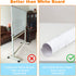 Nortix White Board Wallpaper, 3 ft x 4 ft Super Sticky Whiteboard Contact Paper for Wall, Table, Doors