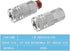 Yolass 3/8” NPT Industrial Air Coupler, 3 Pcs High Flow Coupler and 3 Pcs Air Plug for Professional Workplace
