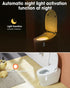 2-Pack Indoor,500mAh LAVAED Motion Sensor Night Light Toilet Lights Inside, LED Toilet Bowl Light Rechargeable Potty