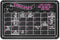 Monthly Wall Calendar Chalkboard Style Board, 12x18 Inch Tin Sign, Durable & Easy to Hang, Customizable with Liquid