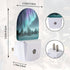 Gearsly Aurora Forest Night Light - LED Wall Sconce for Bedroom, Bathroom, Hallway, Plug in Decorative Lighting, Gift