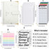 SKYDUE Budget Binder, Money Saving Binder with Zipper Envelopes and Expense Budget Sheets for Budgeting