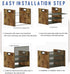 Wood Desk Organizer - 3 Tier Paper Organizer, File Organizer, Document Organizer for Office Desk Accessories