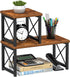 Honiter Desk Shelf, 15.7" Desktop Organizer, 2 Tier Independent Stackable Display Rack for Office, Home, Dorm