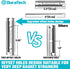 DURATECH Long Reach Universal Sink Strainer Wrench, Double End with Sliding Handle, 1/2" & 3/8"