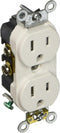 Leviton 131-TBR15-00W 15A Tamp Resis Outlet, White