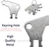 5Pcs Paper Towel Dispenser Key, Universal Dispenser Key for GP Towel Dispensers and Toilet Paper Dispensers
