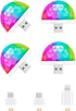 USB Mini Disco Stick, Multi-coloured LED Atmosphere Stick, Sound-Activated Magic Strobe Party