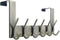 WEBI Over The Door Hooks, Door Hanger, Towel Rack, Coat Rack with 6 Hooks for Hanging Clothes and Hats (Bronze)