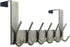 WEBI Over The Door Hooks, Door Hanger, Towel Rack, Coat Rack with 6 Hooks for Hanging Clothes and Hats (Bronze)