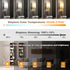 GOODATE 2700K-6500K Dimming, Set Bulbs Plug in Wall Sconces, Stepless Colors & Stepless Wall Sconces of Two with Remote