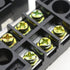Luomorgo TB-1503 3 Position Double Row Screw Terminal Strip, 10pcs