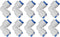 Lemoy 1/4 inch Tube to 1/4 inch Tube Push Fit Elbow Quick Connect for RO Water System (Set of 10)