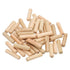 PATIKIL 3/8 Wooden Dowel Pins, 300 Pcs M10x40mm Fluted Groove Hardwood Pegs for Crafts and Furniture