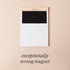 Waste Less Meal Planner Pad, Magnetic Grocery List, 52 Tear-Off Pages, 8 x 6 Inches