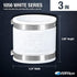 Fernco 1056-33 3-in. Flexible PVC Pipe Coupling for Cast Iron and Plastic Plumbing Connections, White