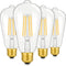 4-Pack Vintage 8W ST64 LED Edison Light Bulbs, 100W Equivalent, 1400LM, E26 Light Bulbs, 2700K Warm White, Antique