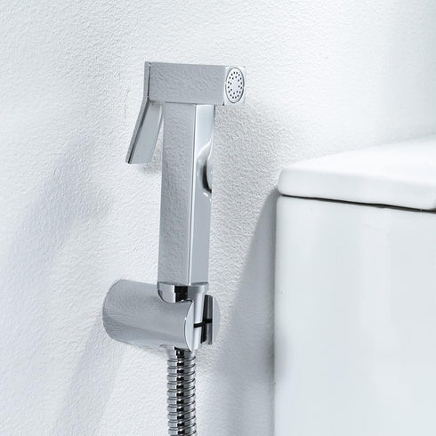 VNFOCRQJH Set, Handheld Sprayer Kit, Brass Toilet Handheld Bidet Cloth Diaper Sprayer Bidet Sprayer for Toilet