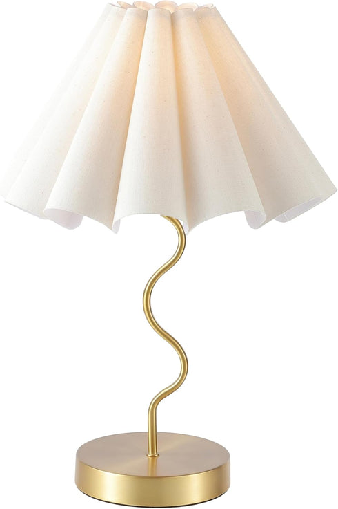 EOEYYOYB Pleated Table Lamp, Table Lamp for Bedroom, Bedside Lamps for Nightstand
