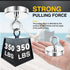 2 Inches 350 Lbs (50mm) DIYMAG Magnet Strong Magnets Fishing Nail Removal Tool Pickup Super Heavy Duty Security Large