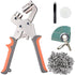 Grommet Tool Kit, 1/4 Inch Eyelet Press Pliers with 500pcs Silver Grommets